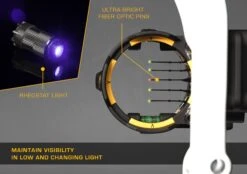 React® H5 Bow Sight -Bear Archery Trophy Ridge React H5 Sight React AS855 06 Black