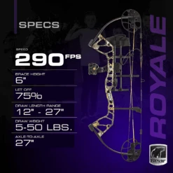 Royale RTH Compound Bow -Bear Archery batch 1 bear archery royale compound bow av02a21115l 3