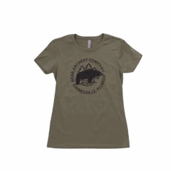 Ladies Trad Logo Tee -Bear Archery bear archery ladies traditional logo tshirt archeryaccessories ba21s l249 2x 1