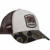 Bear Archery White And Camo Sheild Logo Hat -Bear Archery bear archery white and brown camo sheild logo hat archeryaccessories abcsh 1