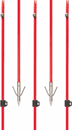 Fiberglass Arrow W/ Piranha Long Barb XT