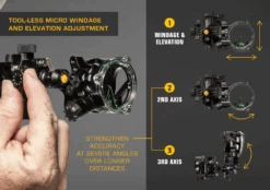React® Alpha Bow Sight 19 React® Alpha Bow Sight -Bear Archery trophy ridge alpha react bow sight sight react aats2011r19 8