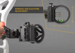 Mist Bow Sight -Bear Archery trophy ridge mist bow sight sight nonreact as106 6