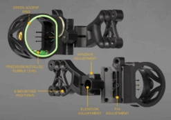 Mist Bow Sight -Bear Archery trophy ridge mist bow sight sight nonreact as106 8