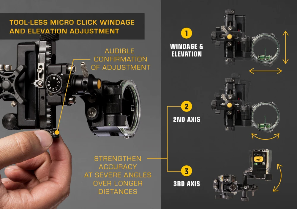 React® One Pro Dovetail Bow Sight 16 React® One Pro Dovetail Bow Sight - Image 14