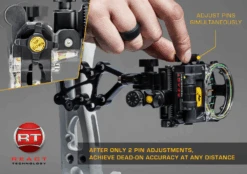 React® Pro Bow Sight -Bear Archery trophy ridge react pro bow sight sight react as825r10 5