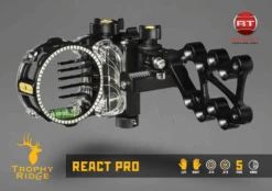 React® Pro Bow Sight -Bear Archery trophy ridge react pro bow sight sight react as825r19 4
