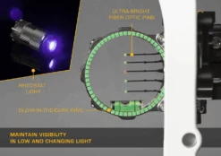 React® Pro Bow Sight -Bear Archery trophy ridge react pro bow sight sight react as825r19 7