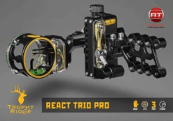 React® Trio Pro Bow Sight 14 React® Trio Pro Bow Sight -Bear Archery trophy ridge react trio pro bow sight sight react as713r19 4